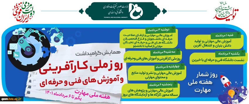 روزشمار هفته ملی مهارت 2