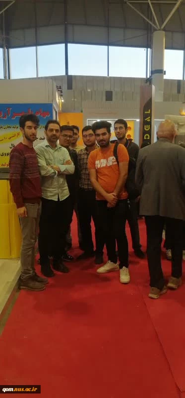 بازدید دانشجویان دانشگاه ملی مهارت واحد استان قم- مرکز پسران از نمایشگاه صنعت و ساختمان استان 4