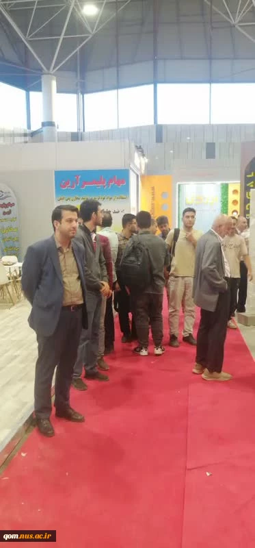 بازدید دانشجویان دانشگاه ملی مهارت واحد استان قم- مرکز پسران از نمایشگاه صنعت و ساختمان استان 5