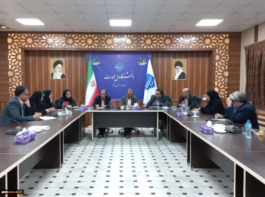 بازدید هیئت محترم نظارت، ارزیابی و تضمین کیفیت دانشگاه ملی مهارت
از واحد استانی قم 3