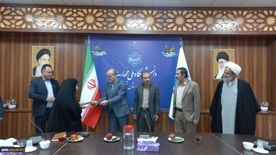 برگزاری مراسم معارفه مدیر حراست دانشگاه ملی مهارت واحد استانی قم
 5