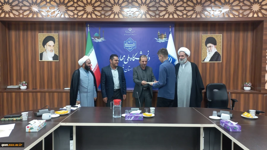 آیین تکریم و معارفه مسئول بسیج دانشجویی دانشگاه ملی مهارت واحد استانی قم- مرکز پسران
 2