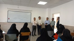 بازدید مدیر کل دفتر امور فنی و نظارت بر طرح‌های عمرانی دانشگاه ملی مهارت از واحد استانی قم 2