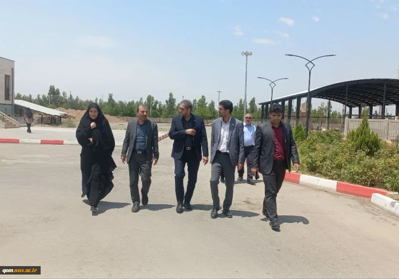 بازدید  مدیرعامل شرکت شهرک‌های صنعتی و معاون صنایع کوچک استان از دانشگاه ملی مهارت واحد استانی قم