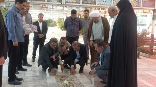 حضور مسئولان دانشگاه ملی مهارت واحد استانی قم بر مزار شهدا؛ هم‌زمان با آغاز هفته دفاع مقدس و شروع سال تحصیلی جدید 4