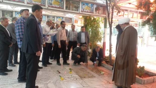 حضور مسئولان دانشگاه ملی مهارت واحد استانی قم بر مزار شهدا؛ هم‌زمان با آغاز هفته دفاع مقدس و شروع سال تحصیلی جدید 7