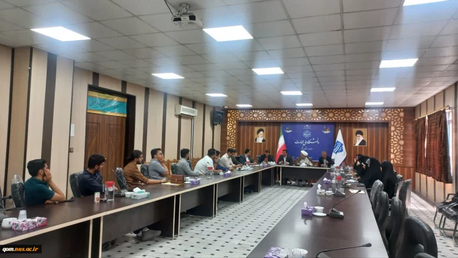 نشست معاون مدیرکل فرهنگی دانشگاه ملی مهارت با دبیران و نمایندگان تشکل‌های دانشجویی واحد استانی قم 4