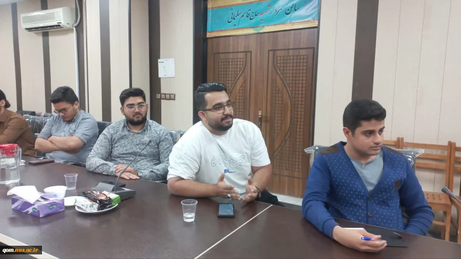 نشست معاون مدیرکل فرهنگی دانشگاه ملی مهارت با دبیران و نمایندگان تشکل‌های دانشجویی واحد استانی قم 7
