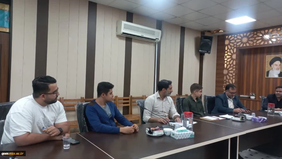 نشست معاون مدیرکل فرهنگی دانشگاه ملی مهارت با دبیران و نمایندگان تشکل‌های دانشجویی واحد استانی قم 10