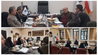 برگزاری جلسه رئیس واحد استانی قم  با رئیس واحد استانی تهران در دانشکده انقلاب اسلامی