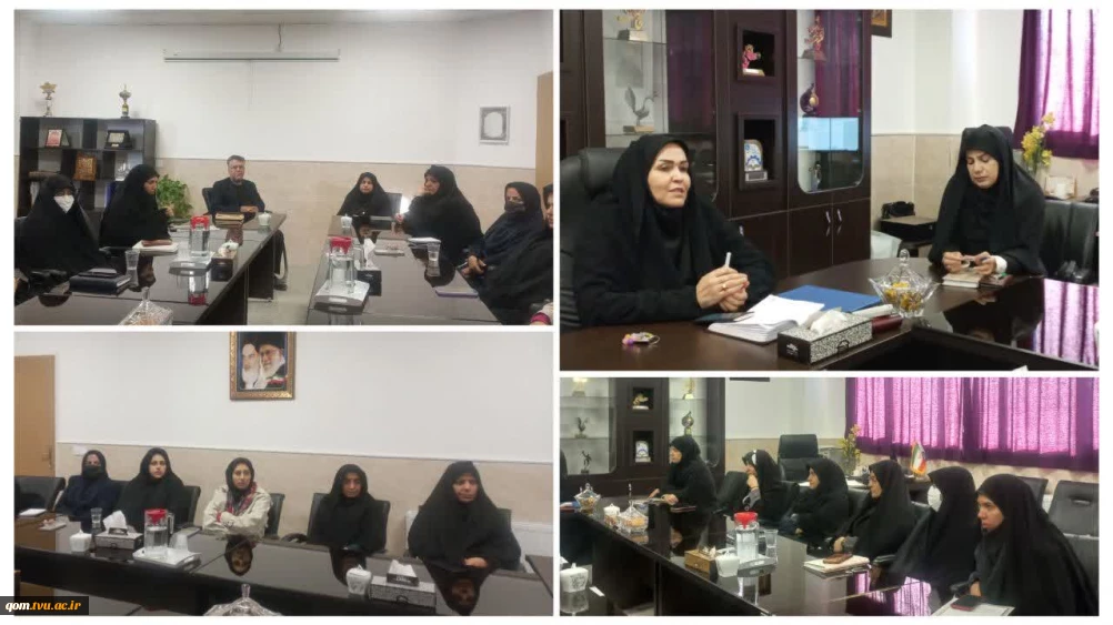 برگزاری جلسه معارفه معاون دانشجویی و فرهنگی دانشگاه ملی مهارت - آموزشکده دختران قم