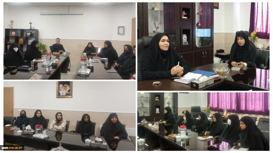 برگزاری جلسه معارفه معاون دانشجویی و فرهنگی دانشگاه ملی مهارت - آموزشکده دختران قم 2