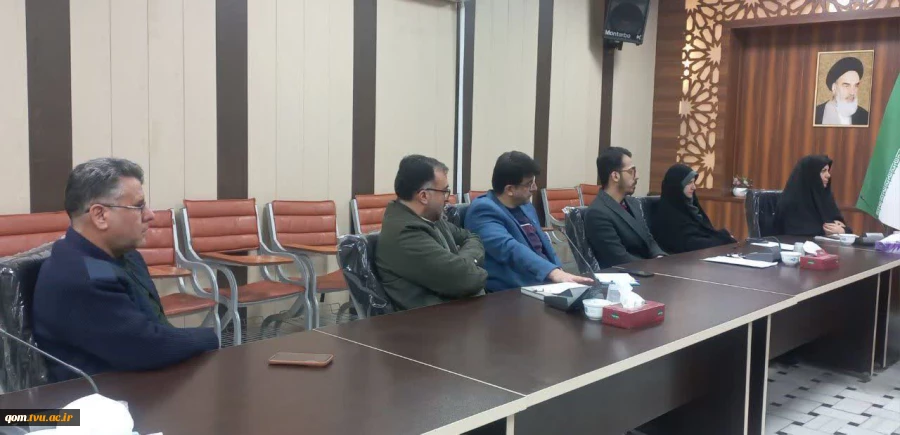 بازدید مشاور رئیس دانشگاه ملی مهارت و رئیس مرکز نظارت و ارزیابی از واحد استانی قم 6