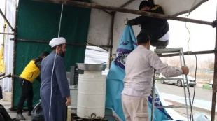 برپایی موکب نیمه شعبان دانشگاه ملی مهارت واحد استانی قم 12