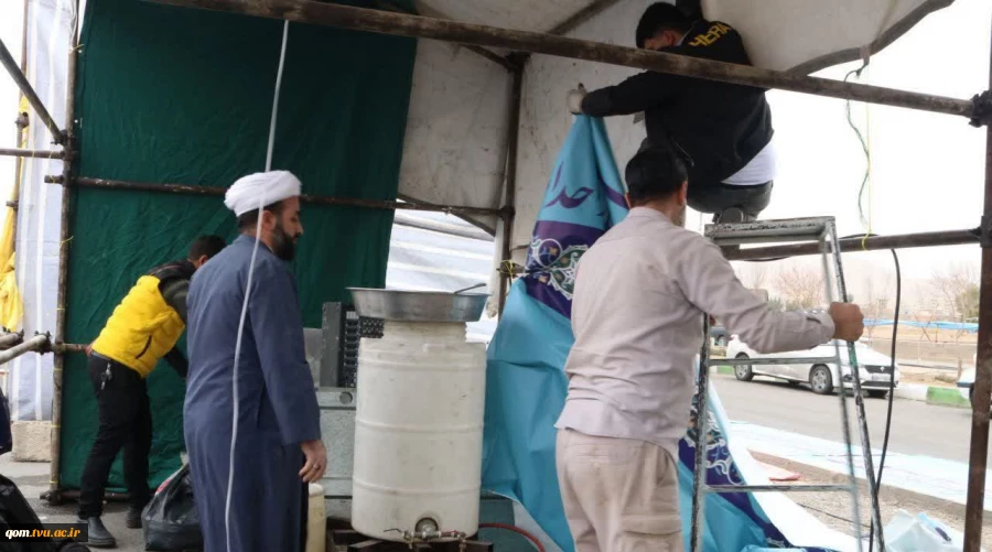 برپایی موکب نیمه شعبان دانشگاه ملی مهارت واحد استانی قم 12