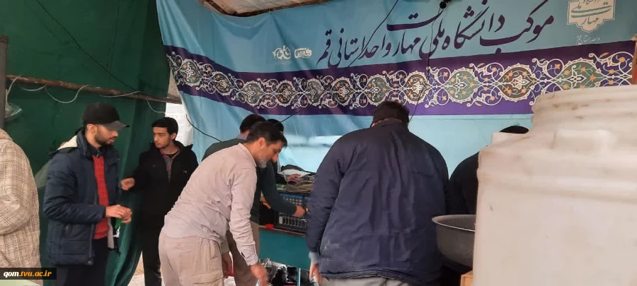 برپایی موکب نیمه شعبان دانشگاه ملی مهارت واحد استانی قم 13