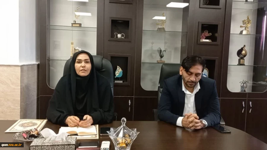 مراسم معارفه معاون آموزش، پژوهش و فناوری آموزشکده دختران قم برگزار شد
 2