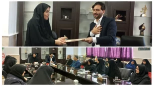 مراسم معارفه معاون آموزش، پژوهش و فناوری آموزشکده دختران قم برگزار شد 2