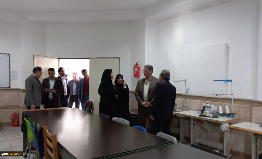 رئیس دانشگاه ملی مهارت از واحد استانی قم بازدید کرد 5