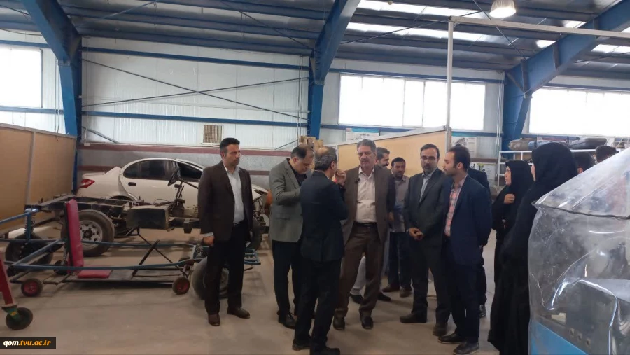 رئیس دانشگاه ملی مهارت از واحد استانی قم بازدید کرد 8