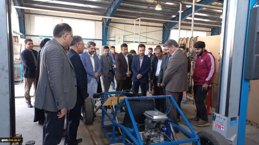 رئیس دانشگاه ملی مهارت از واحد استانی قم بازدید کرد 11