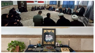 برگزاری گرامیداشت چهلمین روز شهادت رهبر معظم ایران اسلامی در دانشگاه ملی مهارت واحد استانی قم
 2