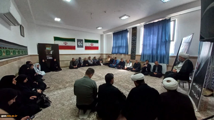برگزاری گرامیداشت چهلمین روز شهادت رهبر معظم ایران اسلامی در دانشگاه ملی مهارت واحد استانی قم
 2