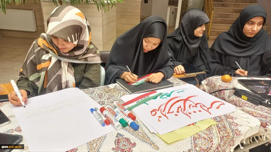 پویش «جهاد هنرمندانه» در دانشگاه ملی مهارت؛ روایتگری هنرمندانه دانشجویان از مقاومت مردم ایران اسلامی 6