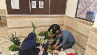 همدلی سبز دانشگاهیان دانشگاه ملی مهارت واحد استانی قم به مناسبت روز ملی گل و گیاه
 9