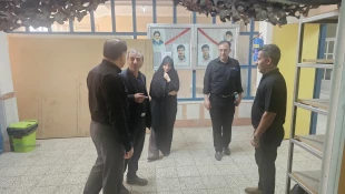 بازدید مدیرکل حوزه ریاست و روابط عمومی دانشگاه ملی مهارت از اماکن اسکان واحد استانی قم 4