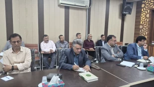 برگزاری جلسه شورای اداری دانشگاه ملی مهارت واحد استانی قم به مناسبت روز کارمند  12