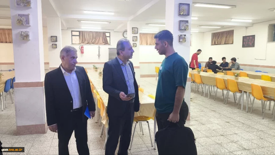 بازدید رئیس و معاونین دانشگاه ملی مهارت واحد استانی قم از اماکن آموزشی و رفاهی دانشگاه و بررسی آمادگی برای آغاز سال تحصیلی جدید 3