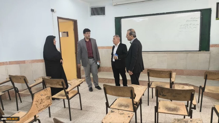 بازدید رئیس و معاونین دانشگاه ملی مهارت واحد استانی قم از اماکن آموزشی و رفاهی دانشگاه و بررسی آمادگی برای آغاز سال تحصیلی جدید 9