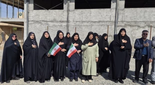 برگزاری آیین اهتزاز پرچم مقدس جمهوری اسلامی ایران در دانشگاه ملی مهارت واحد استانی قم 4