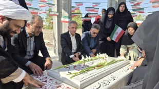 برگزاری آیین اهتزاز پرچم مقدس جمهوری اسلامی ایران در دانشگاه ملی مهارت واحد استانی قم 7