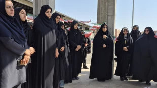برگزاری آیین اهتزاز پرچم مقدس جمهوری اسلامی ایران در دانشگاه ملی مهارت واحد استانی قم 11