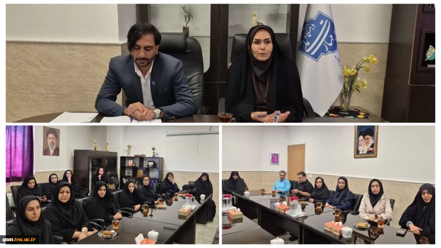 برگزاری جلسه هم‌اندیشی اساتید گروه گرافیک آموزشکده دختران قم 2